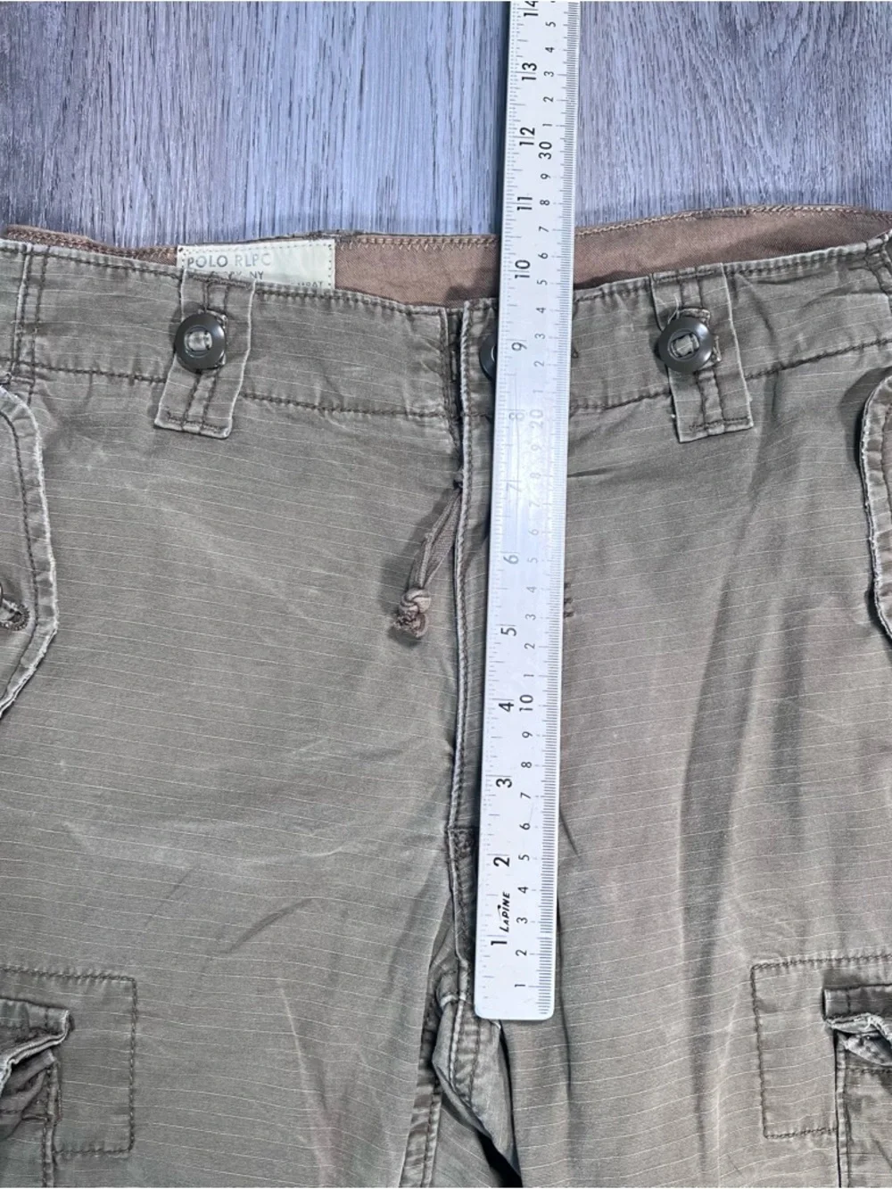 Polo Ralph Lauren Cargo Pants Mens Straight Fit Combat OG-107 GS Military 32x30 - Picture 9 of 11